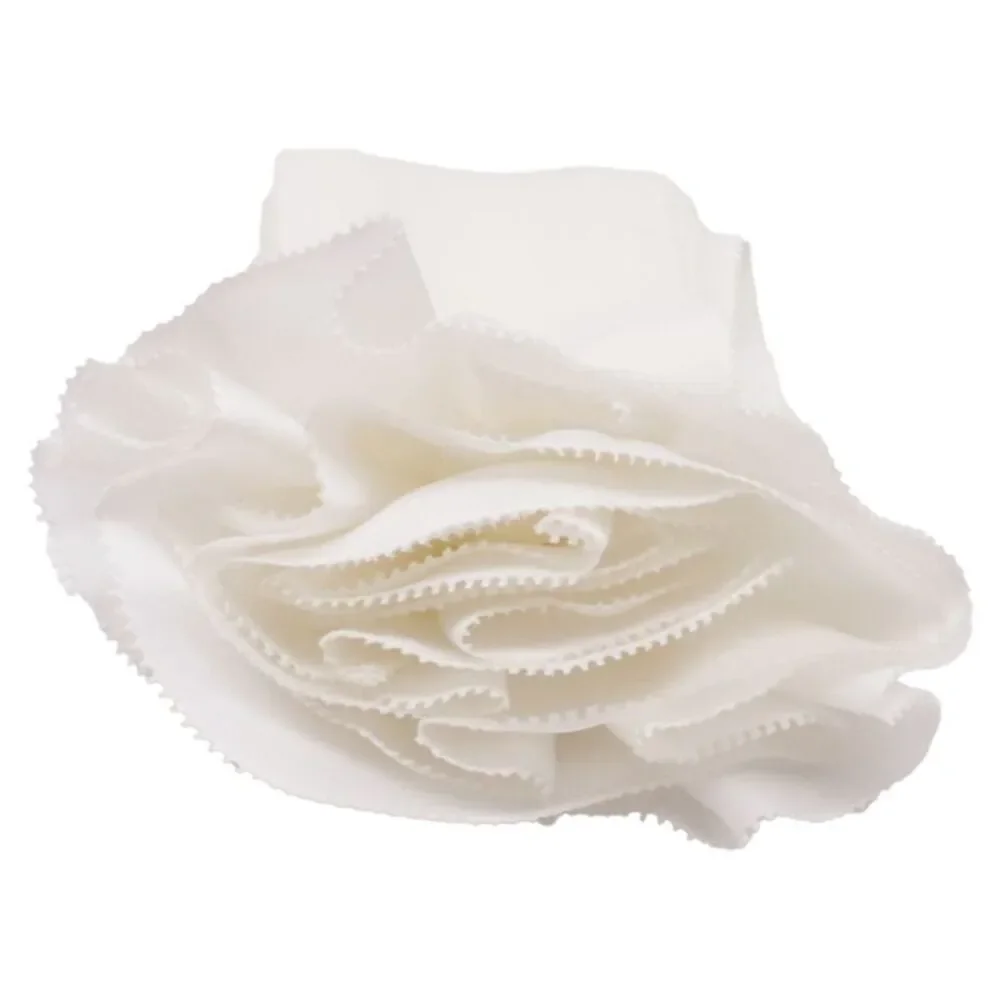 Zimmermann Flower Neck Scarf in Ivory Viscose